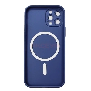 Чехол-накладка для iPhone 12 Pro SM020 Matte MagSafe (темно-синий)