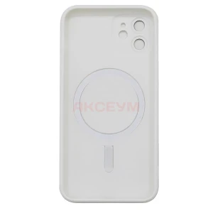 Чехол-накладка для iPhone 12 SM020 Matte MagSafe (белый)