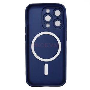 Чехол-накладка для iPhone 13 Pro SM020 Matte MagSafe (темно-синий)