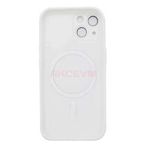 Чехол-накладка для iPhone 15 SM020 Matte MagSafe (белый)