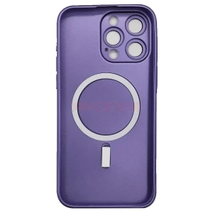 Чехол-накладка для iPhone 15 Pro Max SM020 Matte MagSafe (фиолетовый)
