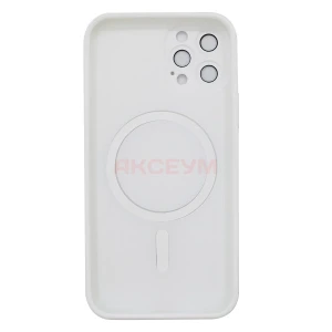 Чехол-накладка для iPhone 15 Pro Max SM020 Matte MagSafe (белый)