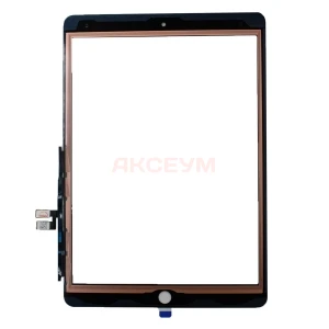 Тачскрин для iPad 10.2 2021 (A2602/A2603/A2604/A2605) черный - Оригинал