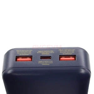 Внешний аккумулятор Remax RPP-521 20000 mAh (22.5W/QC3.0/PD/2USB/MicroUSB/Type-C/LCD) синий