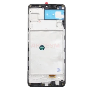 Дисплей с рамкой для Samsung Galaxy A22 4G (A225F) с тачскрином (черный) - OLED