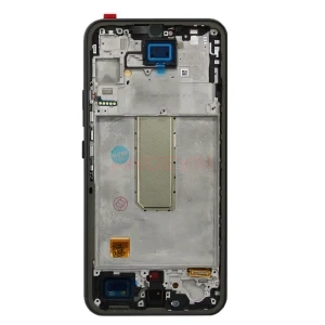 Дисплей с рамкой для Samsung Galaxy A34 5G (A346B) с тачскрином (черный) - OLED