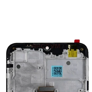 Дисплей с рамкой для Xiaomi Redmi 9A/9C/10A с тачскрином (черный) - Оригинал