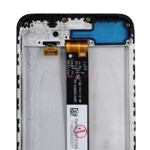 Дисплей с рамкой для Xiaomi Redmi 9A/9C/10A с тачскрином (черный) - Оригинал