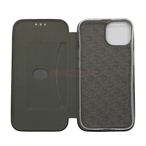 Чехол книжка для iPhone 15 BC002 (черный)
