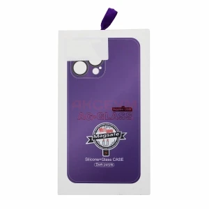 Чехол накладка для iPhone 15 Pro Max MagSafe SM021 (фиолетовый)