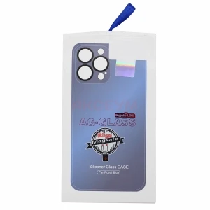 Чехол накладка для iPhone 15 Plus MagSafe SM021 (синий)