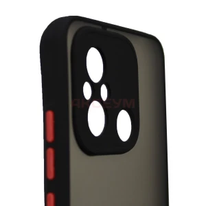 Чехол накладка для Xiaomi Poco C55/Redmi 12C PC041 (черный)