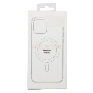 Чехол накладка для iPhone 15 Plus MagSafe SM004 (черный)