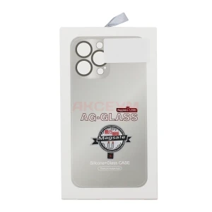 Чехол накладка для iPhone 14 Pro Max MagSafe SM021 (титан)