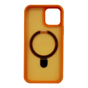 Чехол-накладка для iPhone 15 Pro MagSafe SM088 (оранжевый)
