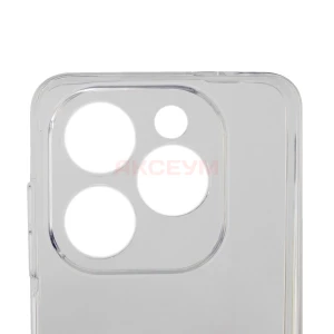 Чехол накладка для TECNO Pop 8 Activ ASC-101 Puffy 0.9мм (прозрачный)