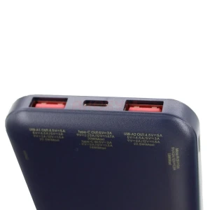 Внешний аккумулятор Remax RPP-520 10000 mAh (22.5W/QC3.0/PD/2USB/MicroUSB/Type-C/LCD) cиний