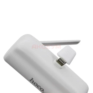 Внешний аккумулятор Hoco J106 Pocket (Lightning) 5000 mAh (белый)