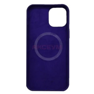 Чехол для iPhone 12 Pro Max MagSafe ORG Silicone Case с анимацией (аметист)