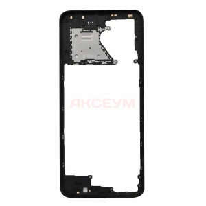 Средняя часть для Xiaomi Redmi 12 4G (черная)