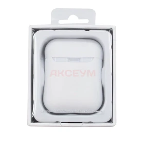 Чехол для AirPods (1-го поколения) Soft Touch (белый)