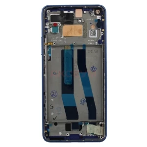 Дисплей с рамкой для Xiaomi Mi 11 Lite 4G/5G с тачскрином (синий) - Оригинал