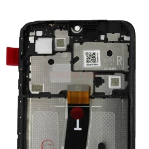 Дисплей с рамкой для Xiaomi Redmi 12C/Poco C55 с тачскрином (черный) - Оригинал