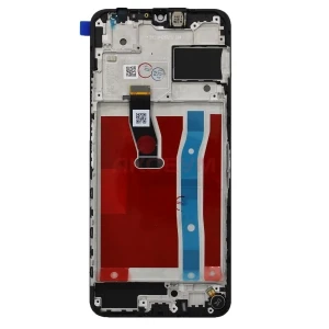 Дисплей с рамкой для Huawei Nova Y70/Y70 Plus с тачскрином (черный) - Оригинал