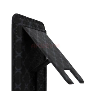 Чехол накладка для iPhone 13 Pro SM022 MagSafе c картхолдером (черный)
