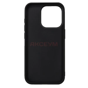 Чехол накладка для iPhone 15 Pro SM022 MagSafе c картхолдером (коричневый)