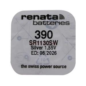 Батарейка 390/SR1130SW Renata Silver 1.55V