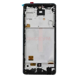 Дисплей с рамкой для Samsung Galaxy A52/A52 5G/A52s 5G (A525F/A526B/A528B) с тачскрином (черный) - OLED