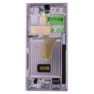 Дисплей с рамкой для Samsung Galaxy S23 Ultra (S918B) с тачскрином (лавандовый) - Оригинал