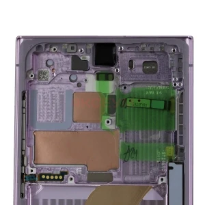 Дисплей с рамкой для Samsung Galaxy S23 Ultra (S918B) с тачскрином (лавандовый) - Оригинал