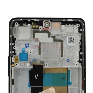 Дисплей с рамкой для Xiaomi Poco F5 с тачскрином (черный) - Оригинал