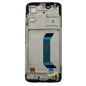 Дисплей с рамкой для Xiaomi Poco X5 5G/Redmi Note 12 5G с тачскрином (черный) - Оригинал