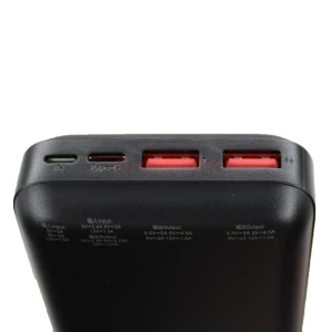 Внешний аккумулятор Hoco J101A 20000 mAh (22.5W/QC3.0/PD/2USB/MicroUSB/Type-C) черный