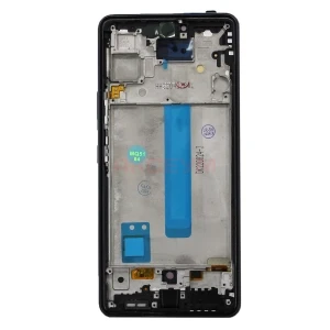 Дисплей с рамкой для Samsung Galaxy A53 5G (A536B) с тачскрином (большой экран/черный) - OLED