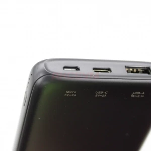 Внешний аккумулятор XO RP182 10000 mAh (10W/USB/MicroUSB/Type-C) черный