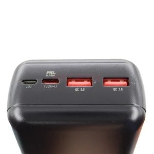 Внешний аккумулятор BC 30PB101 30000 mAh (22.5W/QC3.0/PD/2USB/MicroUSB/Type-C) черный