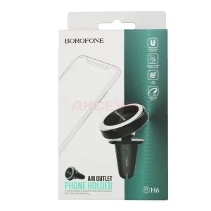 Авто держатель Borofone BH6 (магнитный/в дефлектор) черный
