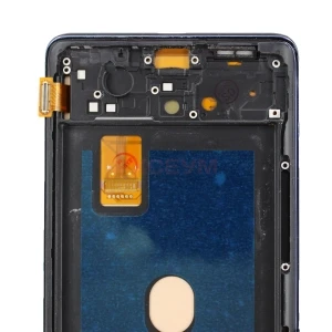 Дисплей с рамкой для Samsung Galaxy S20 FE/S20 FE 5G (G780F/G781B) с тачскрином (большой экран/синий) - OLED