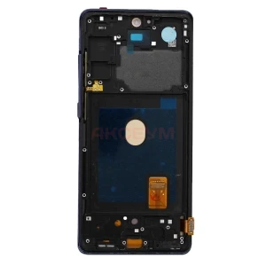 Дисплей с рамкой для Samsung Galaxy S20 FE/S20 FE 5G (G780F/G781B) с тачскрином (большой экран/синий) - OLED