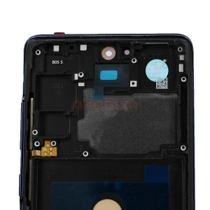 Дисплей с рамкой для Samsung Galaxy S20 FE/S20 FE 5G (G780F/G781B) с тачскрином (большой экран/синий) - OLED