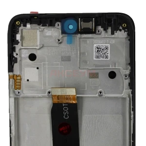 Дисплей с рамкой для Xiaomi Redmi 12 4G с тачскрином (черный) - Оригинал