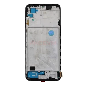 Дисплей с рамкой для Xiaomi Redmi Note 10/10S/Poco M5s с тачскрином (черный) - In-Cell