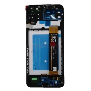 Дисплей с рамкой для Samsung Galaxy A13 (A135F/A137F) с тачскрином (черный) - Оригинал REF