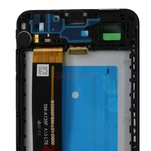 Дисплей с рамкой для Samsung Galaxy A13 (A135F/A137F) с тачскрином (черный) - Оригинал REF