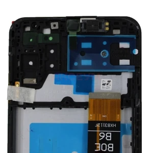 Дисплей с рамкой для Samsung Galaxy A13 (A135F/A137F) с тачскрином (черный) - Оригинал REF