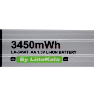 Аккумулятор AA LiitoKala 2300 mAh (2 шт в кейсе/перезаряжаемые от Type-C)